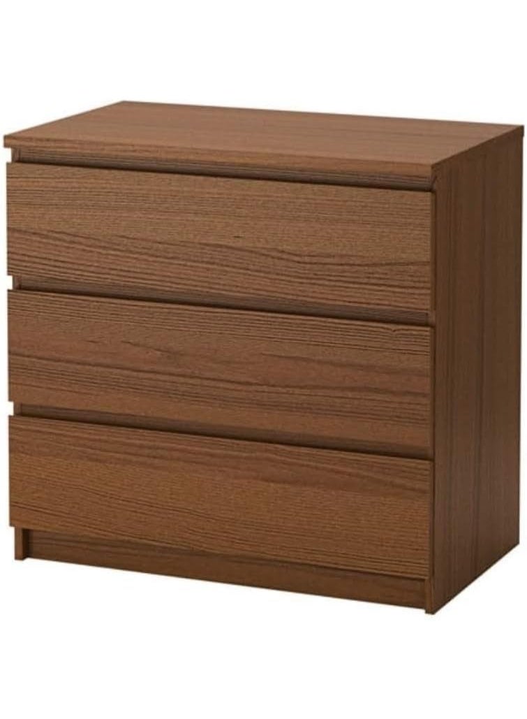 وحدة تخزين 80×80×78 سم، بني من ألماظ - Image 1